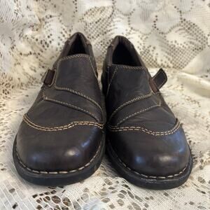 Clarks Nikki Studio Women's US 10 M Brown Leather Walking Shoes